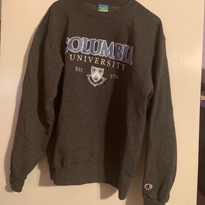 Gray Columbia University Crewneck Sweatshirt